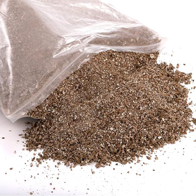 Okllen 12 QT Natural Organic Vermiculite, Hearth Vermiculite Granules for Plants and Gardening