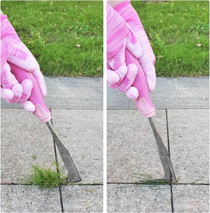 Artcome 9 PCS Garden Tool Set - Complete Garden Tool Kit with 7 Heavy Duty Garden Tools, Bag & Gloves - Uniform Pink Set - Garden Tool Set with Soft & Comfortable Grip - Ideal Gift for Women