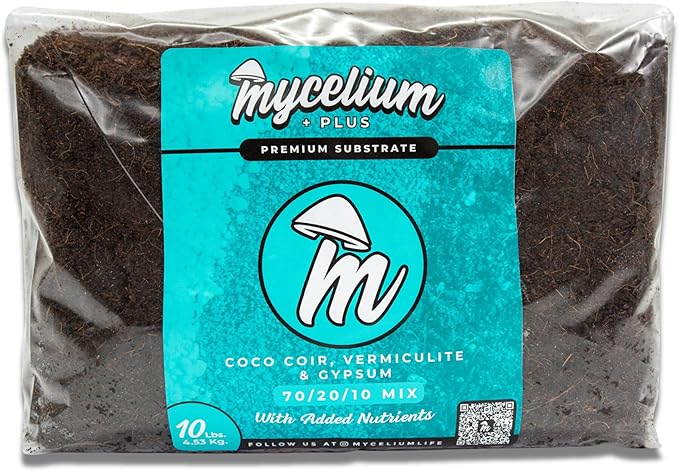 Mycelium's Dung-Loving Mushroom Monotub Bundle – 10LB Substrate & 5LB Millet/Milo | Expertly Prepared for Peak Mycelium Growth | Nutrient-Dense for Home Growers | Complete with Cultivation Enhancer