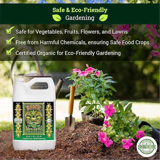 FoxFarm Bushdoctor Kelp Me Kelp You Fertilizer, Liquid Seaweed Extract for Plants, Vegetables, & Flowers - Promotes Root Growth & Soil Health - Perfect for Hydroponics & Soil, NPK 0.5-0-0.5 (Gallon)