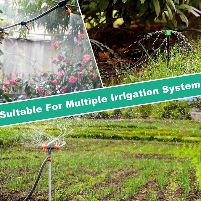 1/2 inch irrigation tubing, 50ft Polyethylene Irrigation Hose, Thick, Durable, and Flexible Drip Irrigation Tubing, Safe for Fish and Plants