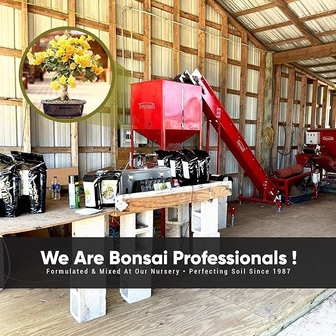 Bonsai Outlet Tropical Bonsai Soil - Tinyroots Ready to Use Bonsai Soil Mix, Fast Draining Pre-Mixed Bonsai Potting Soil, 2.25 Quarts