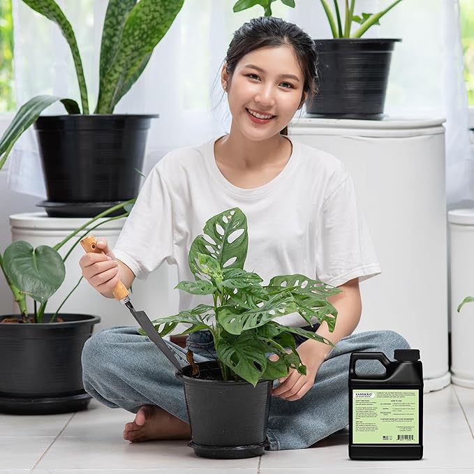 Soil Nutrient Booster Premium Plant Nutrition Formula for Lush Gardens Promotes Growth Blooms and Soil Vitality Root Stimulator for Plants - 32 fl oz