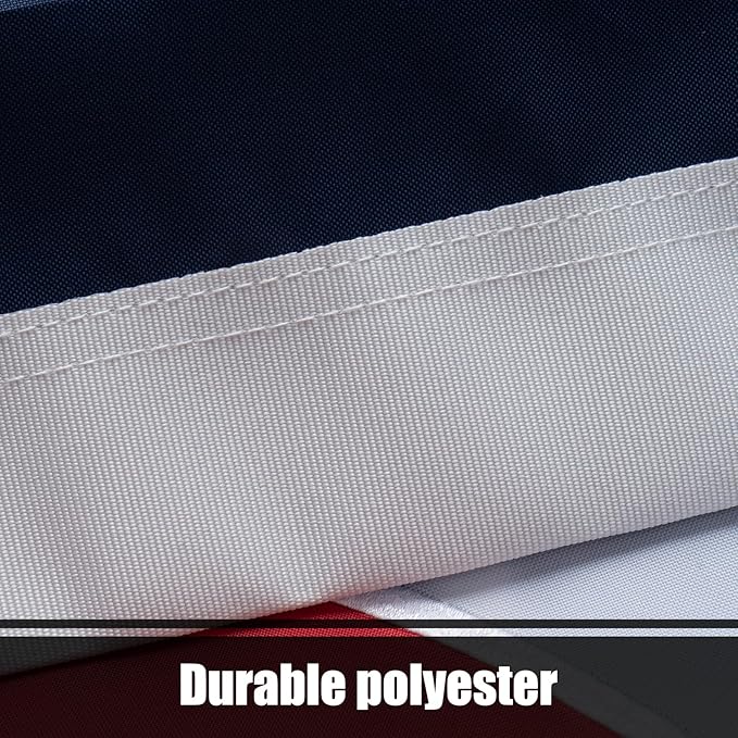 TOPFLAGS Ohio Flag 3X5 Outdoor OH Flag Double Sided Embroidered Longest Lasting Heavy Duty Polyester Stronger Brass Grommets 2 Stitched Hemming Perfect for Outside