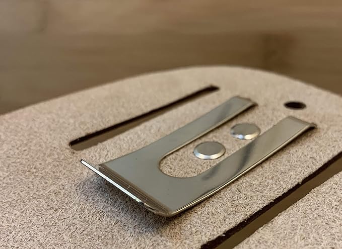 Leather Holster for Pruning Shears | Made in USA | 100% Fine Grain Leather | Gardening Equipment Case with Steel Metal Clip | Nifty Pouch for Hand Pruners | Wide Belt Slits