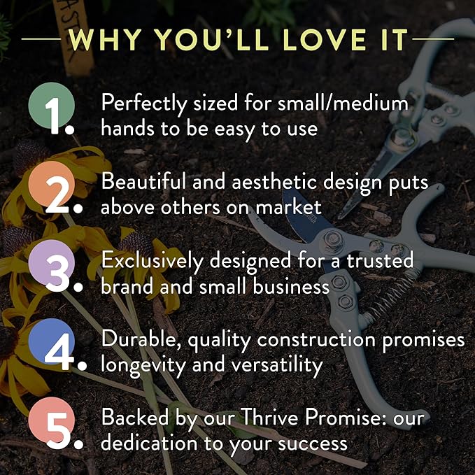 Modern Sprout Gardening Pruners, Lightweight, Durable, Green, One Size (Ocean)