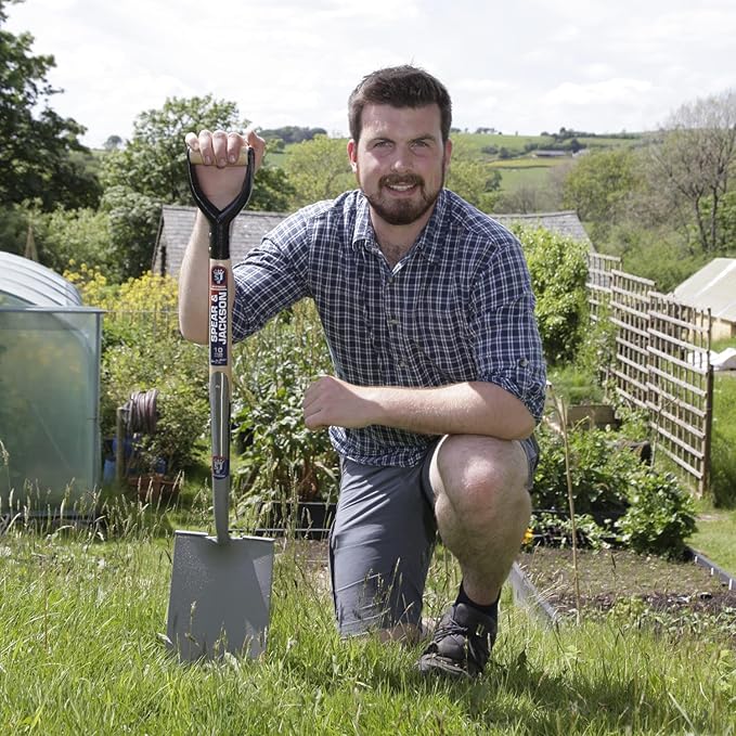 Spear & Jackson 1071AL Neverbend Professional Treaded Digging Spade, Gray