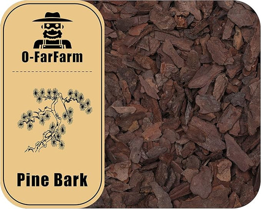 Orchid Bark for Plants, Organic Pine Bark for Proper Root Development for Phalaenopsis, Cattleyas, Dendrobiums, Oncidiums, Paphiopedilums and More (1qt, Medium(12-18mm))