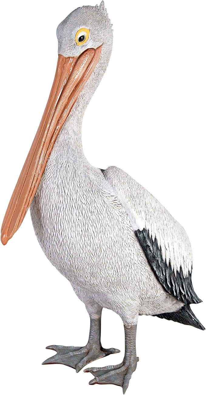 Design Toscano NE90073 The Giant White Pelican Statue,full color 34 inch