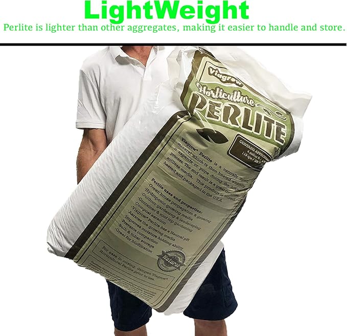 Viagrow VPER4-2 4 cu. ft. Perlite (2 Pack), 2-Pack, White