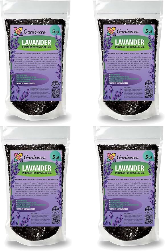 Lavender Potting Mix - Create a Tranquil Garden Retreat with Thriving Lavender - 20 QUARTS