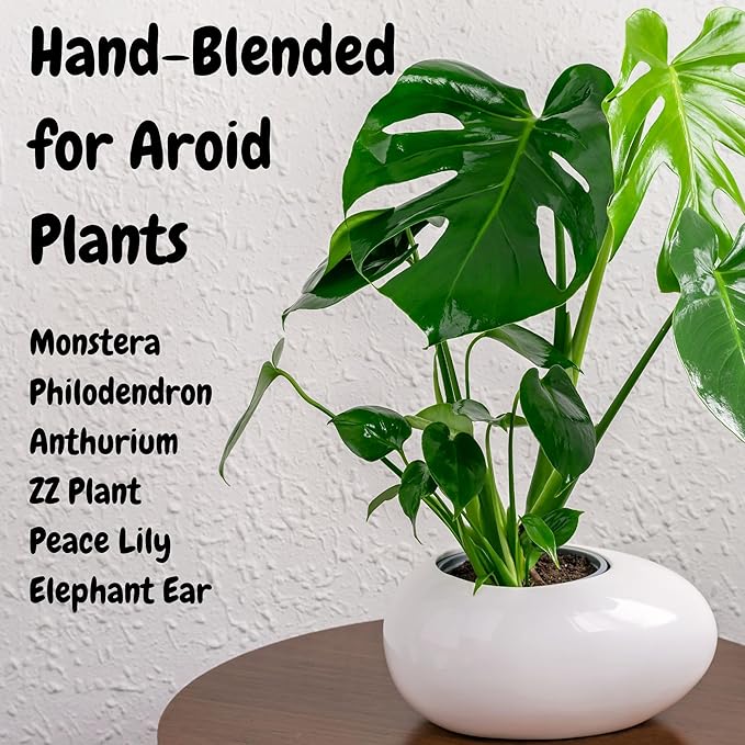 Aroid Plant Potting Soil Mix (4 Quarts), for Pothos Devil's Ivy, ZZ Plant, Chinese Evergreen, Dumb Cane, Philodendron, Syngonium, Alocasia, Colocasia Etc.