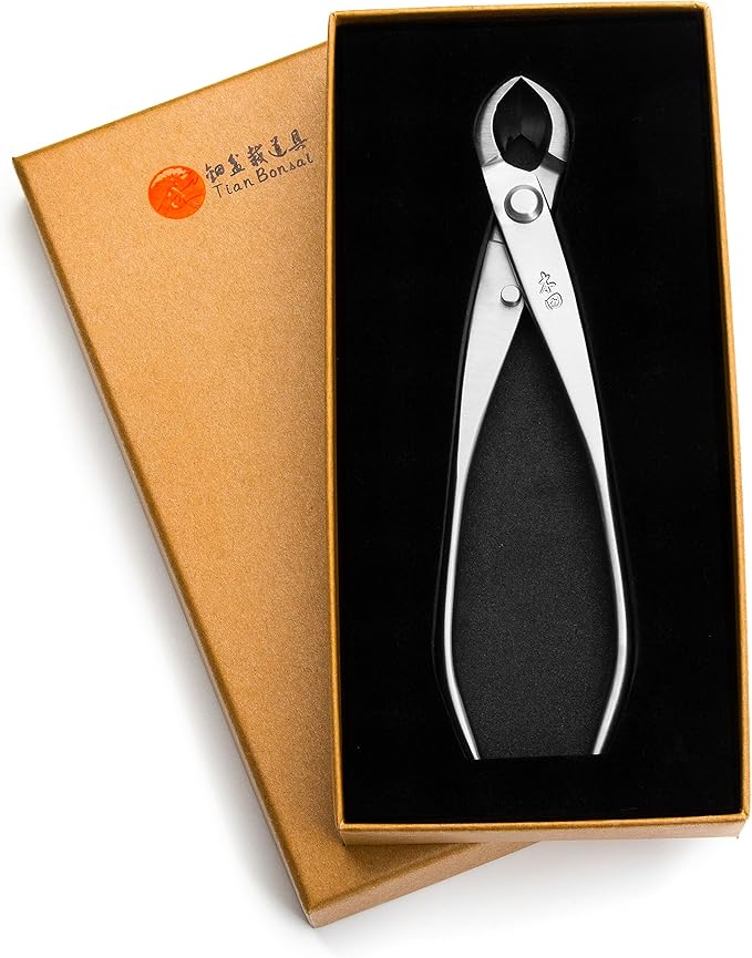 180MM Bonsai Round Edge Cutter Professional Grade Branch Cutter Alloy Steel Bonsai Tools Equip With Tool Bag (MTS-13)