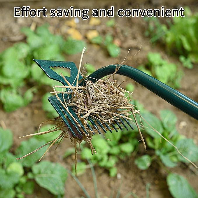 Weeding Artifact Uprooting Weeding Tool Kit 2 Pack 6 Teeth 11 Teeth Weed Pulling Tool Portable Manual Weeder Puller for Vegetable Gardening Backyard Farm Planting Weeding