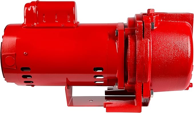 Red Lion 2 HP 230 Volt Cast Iron Sprinkler Pump Bundle with Blue Devil Motor Cover