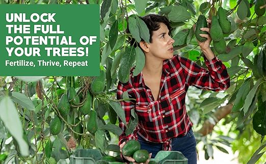 6-4-6 Avocado & Citrus Tree Fertilizer for Indoor Plants & Outdoor Plants | Quick-Release Nitrogen Fertilizer : Orange, Lime, Avocado & Lemon Tree Fertilizer - Citrus Fertilizer (3 Quarts)