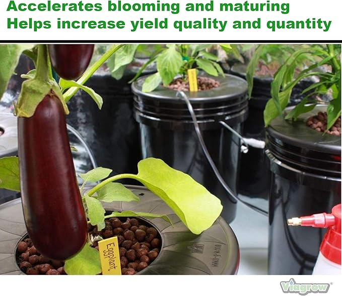 Viagrow VS10-5 Grow Rocks Expanded Clay Pebbles, Brown