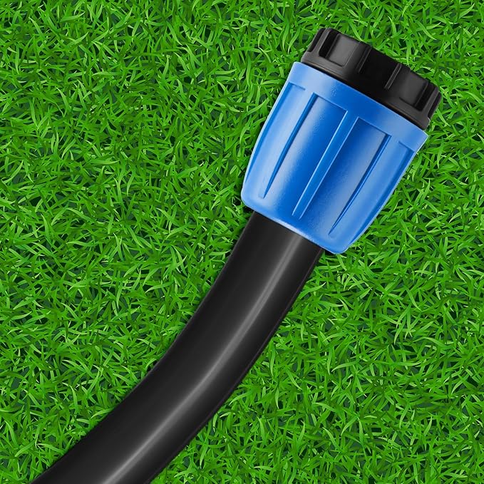 16 Pcs 1/2 inch Irrigation Fittings End Plugs For (1/2" ID x0.6-0.63" OD) 16mm Drip Tubing Connectors (Green and Blue)