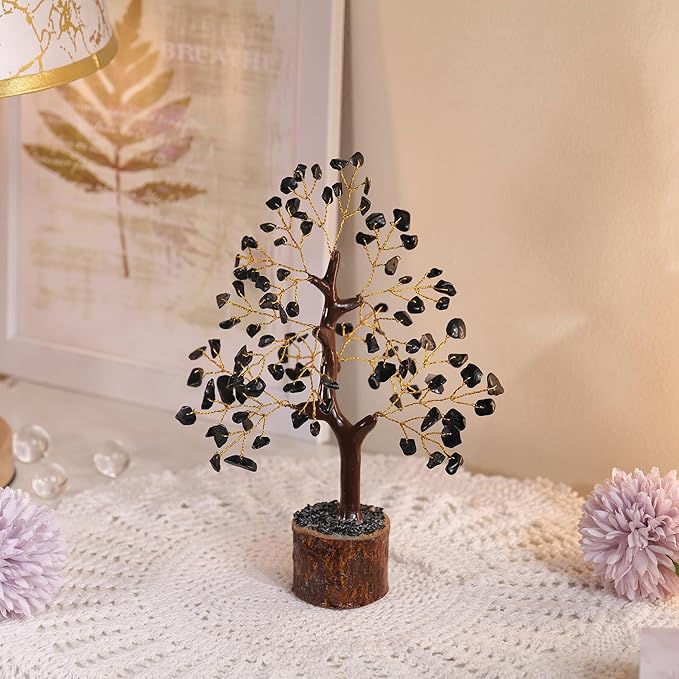 PYOR Black Tourmaline, Crystal Tree, Tourmaline Crystal, Feng Shui Tree, Spiritual Crystals and Stones, Crystal Decor, Black Tourmaline Stone, Good Luck Decorations, Spirtual Things, Reiki Supplies