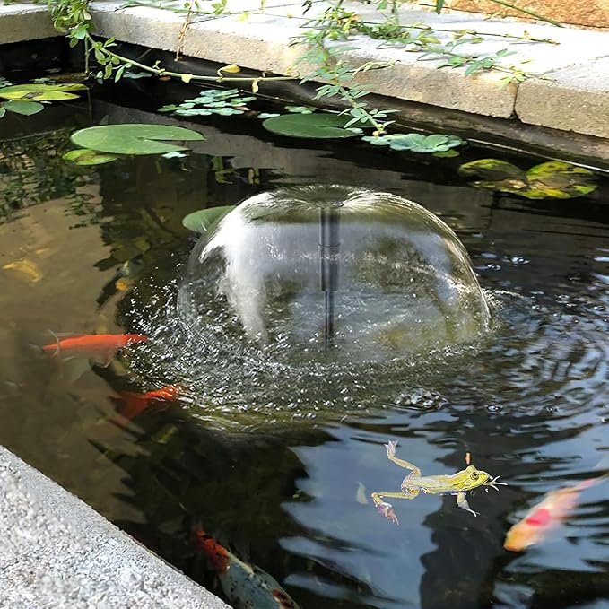 Biling Pond Filter with Water Pump Kits, Koi Pond Filter Box with 660GPH 110V/40W Pond Pumps for Outdoor Ponds, Pond Fountain Kit for Garden Water Tank Waterfall