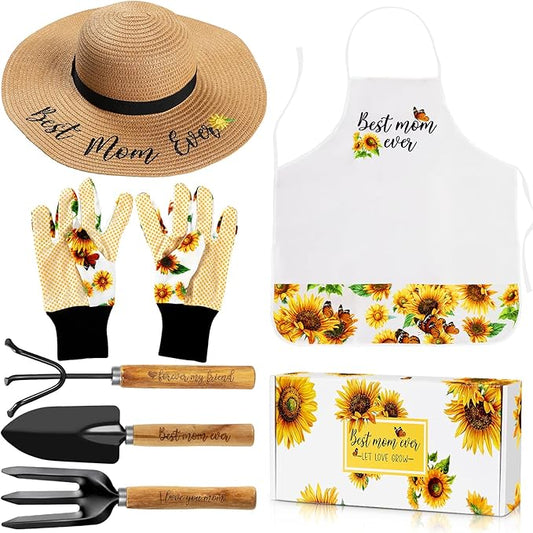 Mom Gifts - Mom Gardening Tools Gifts from Kids - Gardening Gifts for Mom, Garden Stuff Gifts for Plant Lovers Mom, Unique Mom Birthday Gifts for Mom from Daughter Son, Mom