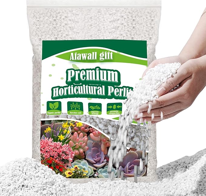 8QT Perlite for Plants Organic Perlite Horticultural Soil Amendment for Plants and Enhanced Drainage Enhanced Growth.Promote Root Growth and Soil Health