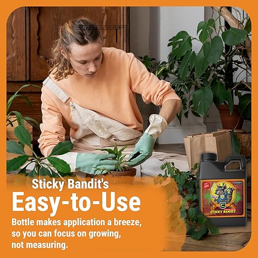 Cronk Nutrients Sticky Bandit Plant Food Carbohydrate – Boost Plants Flavour and Resin Production – Suitable for Soil, Soilless and, Hydroponic – Increase Aroma and Taste, 4L