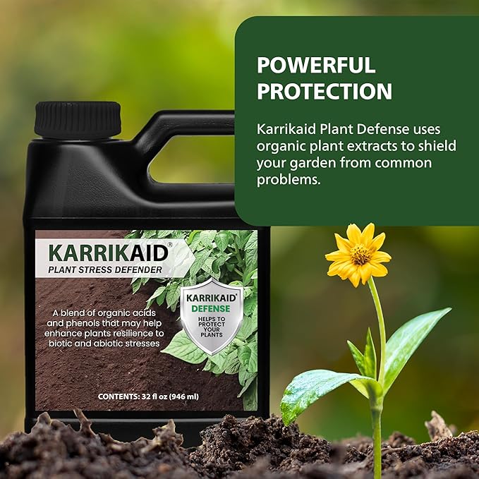 Plant Stress Defender Liquid Advanced Formula for Thriving Plants Shields Against Environmental Stress and Plant Fertilizer Boosts Growth Ideal for Indoor and Outdoor Gardens - 32 fl oz