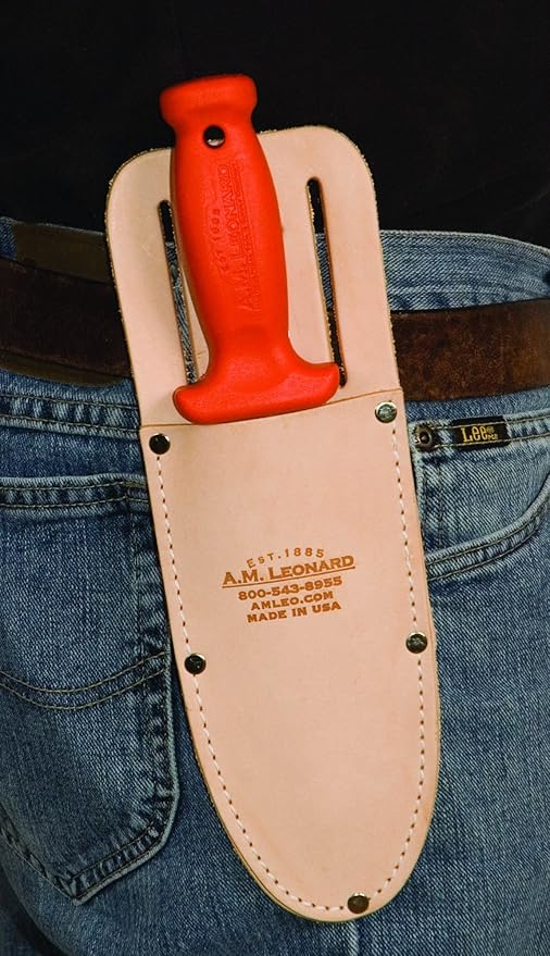 A.M. Leonard Leather Sheath for Soil Knife (Hori Hori Not Included)