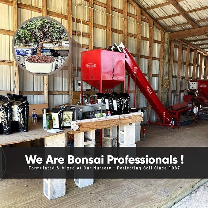 Tinyroots Bonsai Soil Mix - All Purpose Ready to Use Blend for All Varieties of Bonsai Trees, 4.5 Quarts