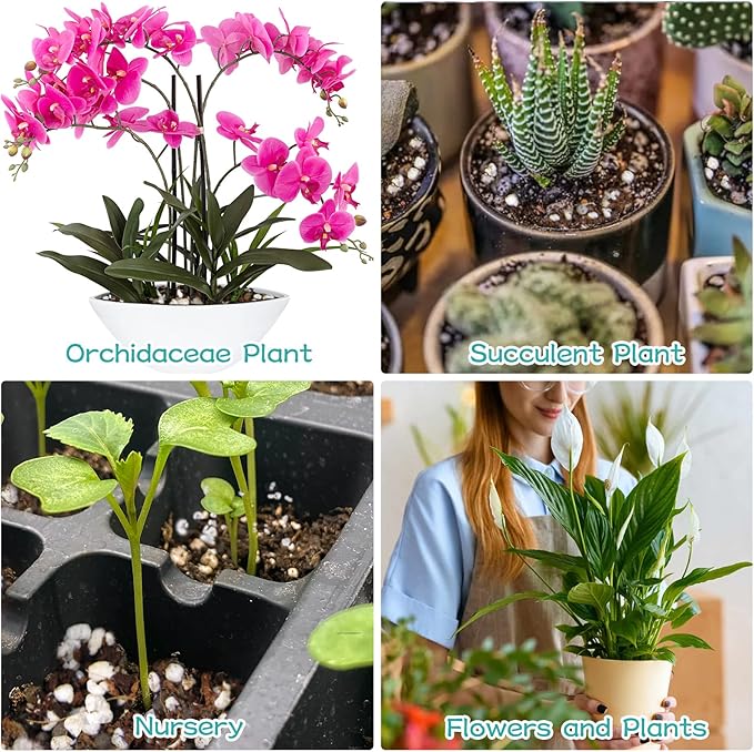 Legigo 6 Quarts Organic Horticultural Perlite for Plants Indoor- Natural Horticultural Soil Additive Conditioner Mix for Improves Drainage, Ventilation and Root Growth