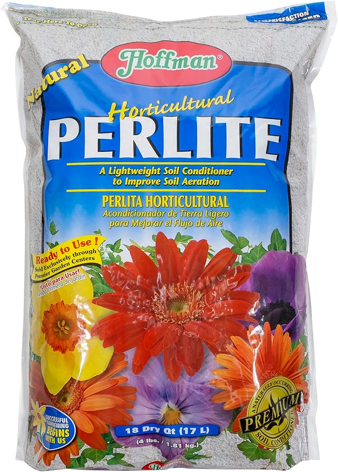 Hoffman 16504 Horticultural Perlite, 18 Quarts, 2 Pack