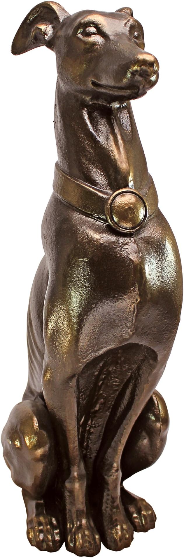 Design Toscano Greyhound Sentinel Cast Iron Dog Statue