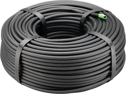 Rain Bird T22-250S Drip Irrigation 1/4" Blank Distribution Tubing, 250' Roll, Black