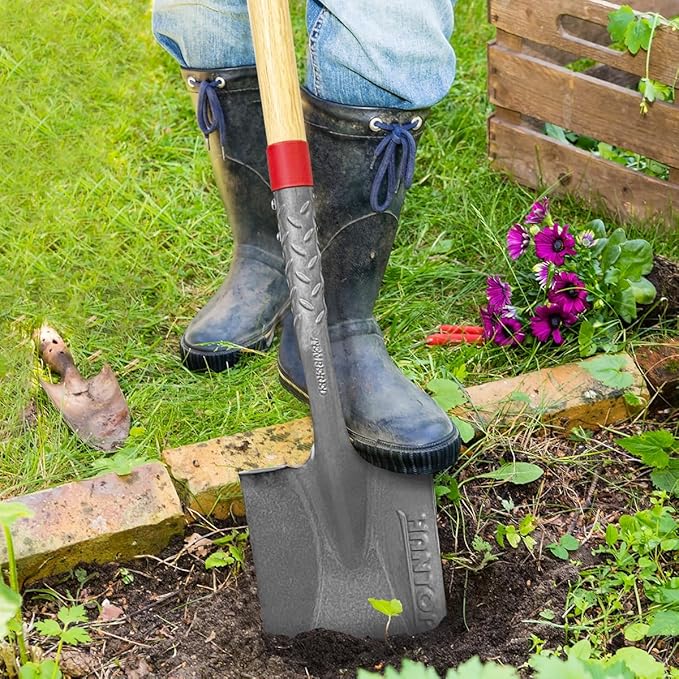 Shovel for Digging Spade Shovel Garden Spade Trenching Shovel for Planting Gardening Landscaping Edging,43 inches