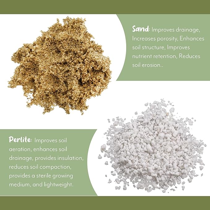 Citrus Tree Potting Soil Mix (4 Quarts), Special Blend for Indoor Oranges, Lemons, Limes and More