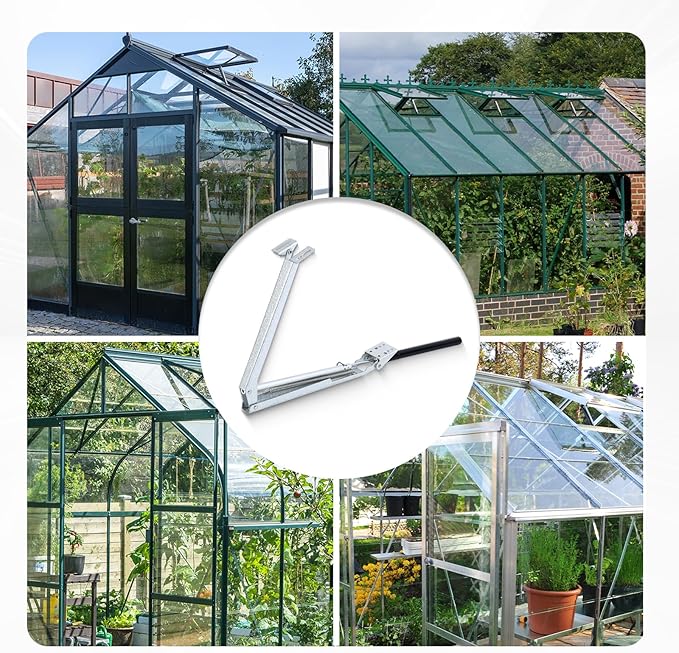 Ycsst Automatic Vent Opener Standard Automatic Roof Vent Opener Solar Heat Sensitive Greenhouse Autovent Opener Standard-Lifts 15LBs for Hothouse Cold Frame Gardening Tools No Power Needed.