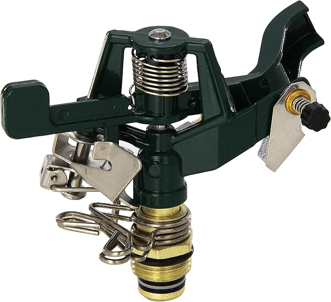 Orbit 5 Pack 1/2 Inch Zinc Impact Sprinkler Head, Lawn and Yard Watering