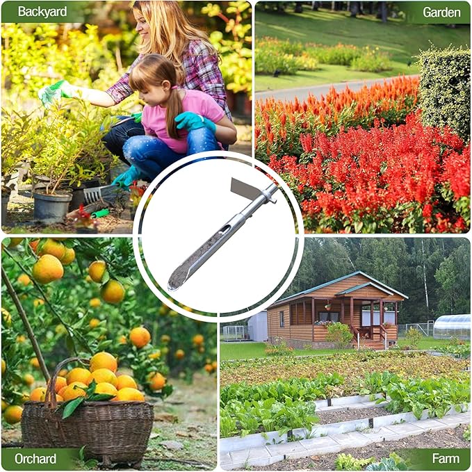 Soil Probe 40 Inch with 2 Bags, Soil Sample Probe with Ejector for Lawn House Plants, T-Handle Soil Sampler Probe Rod with Pedal, Stainless Steel Soil Test Kits Tool for Soil Sampling