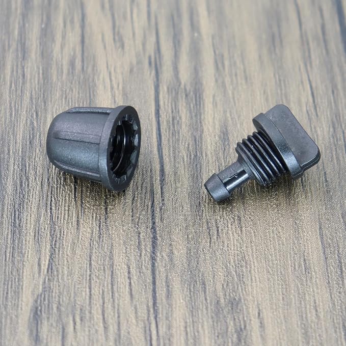 1/4 inch Drip Irrigation Hose End Plug 10PCS Drip Tubing End Closure Cap Garden Drip Irrigation Fittings Parts