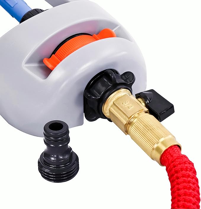 GRÜNTEK Oscillation Sprinkler Primavera up to 3617 ft² Irrigation Area, Blasting Width Up to 69x49ft., Oscillating Sprinkler for Lawn, Plants, Garden