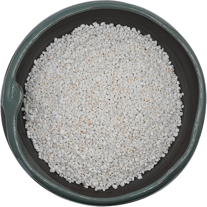 20QT Horticultural Perlite Bulk, Organic Perlite for Plants, Course Perlite for Gardening, for Plants Indoor, for Houseplants, to Promotes Soil Root Growth, and Water Drainage and Plant Growth(3-6mm)