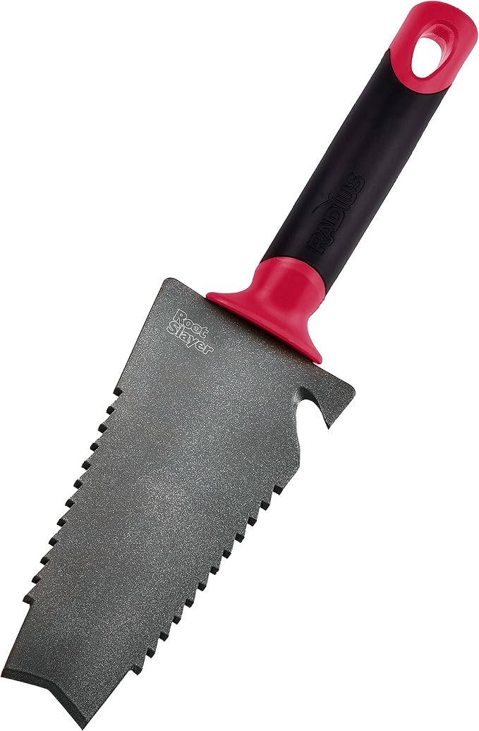 Radius Garden 16011 Root Slayer, Trowel, Red