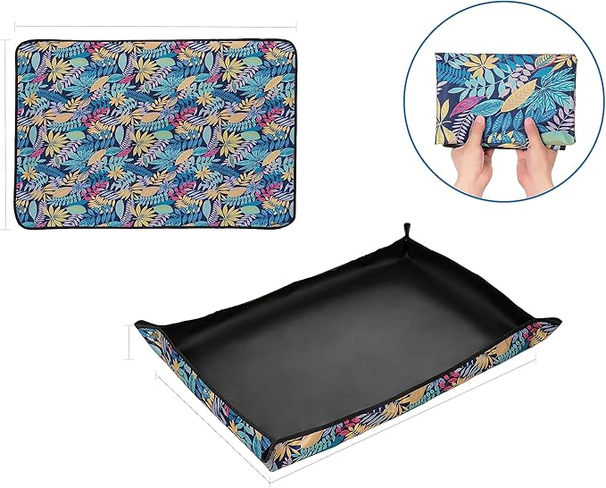 KONMAY Foldable Thicken Repotting Mat Tool Set - 30''X44'' Waterproof Potting Tray, Shovel and Garden Glove for Indoor and Outdoor Transplanting and Soil Mess Control