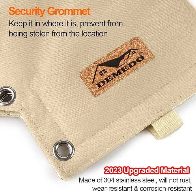 Backflow Cover, Backflow Preventers Protection, Pressure Vacuum Breaker Cover for Winter, Insulated Cover Pouch for Irrigation Backflow Valve, Sprinkler Valves Cover in Snow or Sun Exposure – Beige