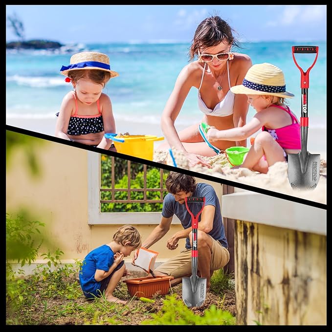 Mini Shovel Garden Shovel Small Shovel for Digging Camping Shovel Kids Shovel Survival Shovel Car Shovel, 28 inches