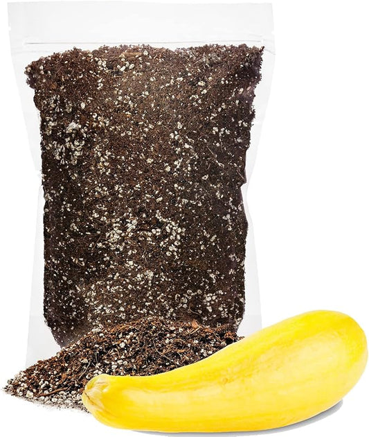 Premium Organic Potting Soil for Squashes - (5 Quart Bag)