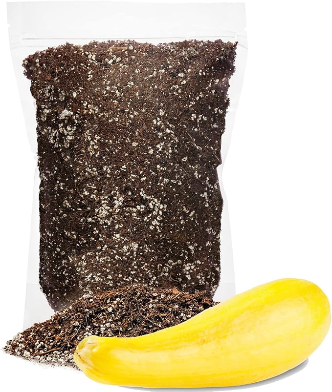 Premium Organic Potting Soil for Squashes - (1 Quart Bag)
