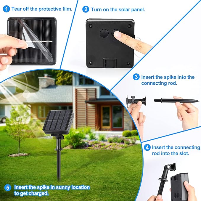 Extra-Long 288FT 800LED Solar Fairy String Lights, 4-Pack 72FT 200 LED Outdoor Twinkle Lights Waterproof 8 Lighting Modes Cool White Silver Wire Lights for Deck Backyard Tree Garden Fence Pool Party