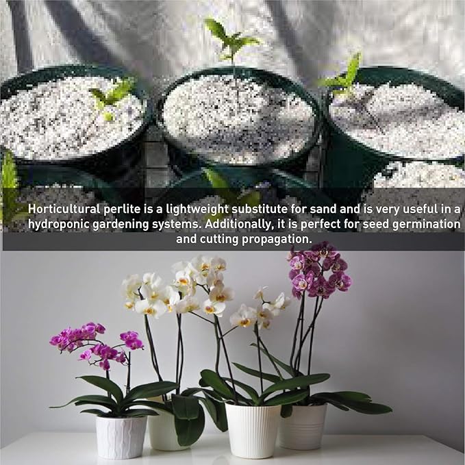 PVP Industries PVP105408 120 Quarts, 4 Cubic Foot of Organic Perlite Planting Soil Additive, White